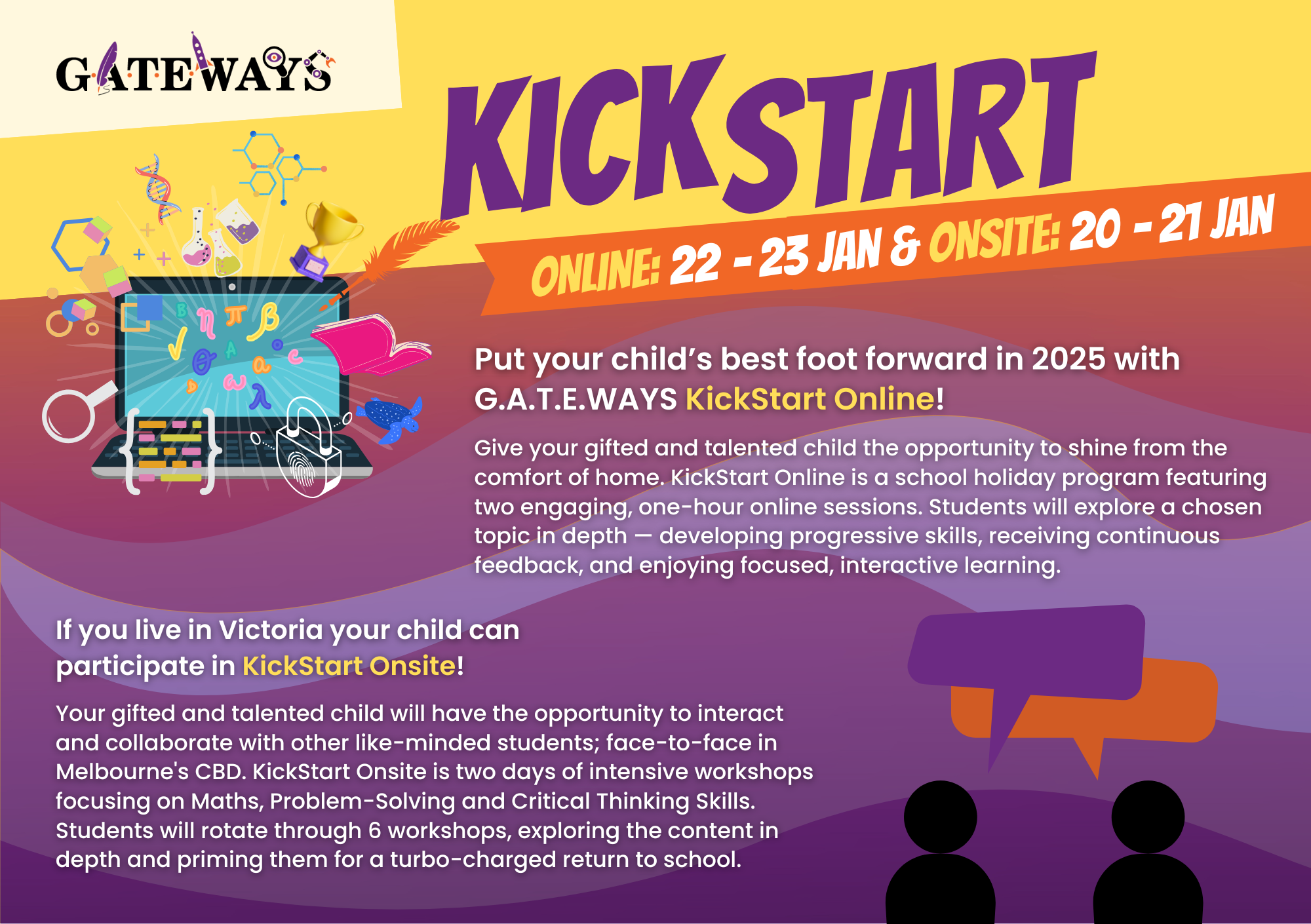 2025 G.A.T.E.WAYS KickStart Online and Onsite